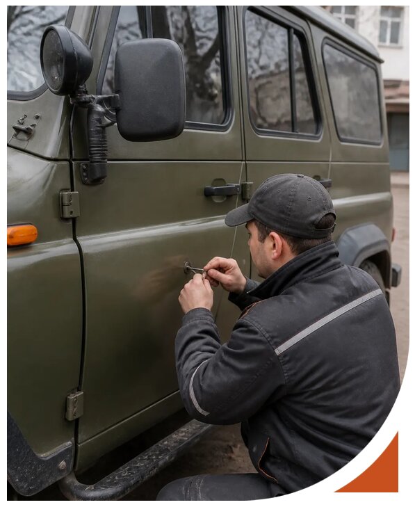Профессиональное вскрытие автомобиля УАЗ без повреждений в Тулуне